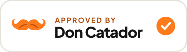 The badge for light backgrounds